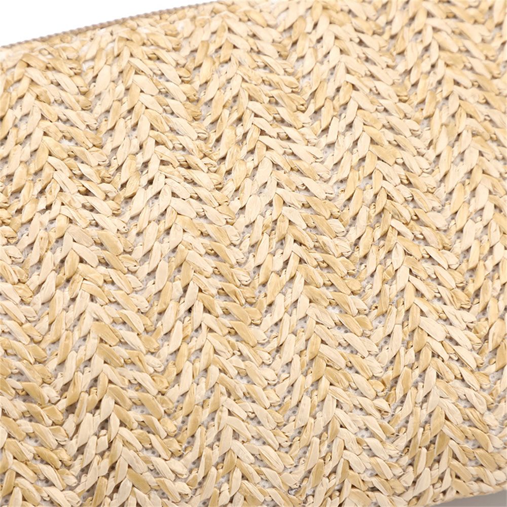 Casual Beach Small Handbag Women Bohemian Woven Clutch Bag Coin Purse Summer Phone Bag Wallet Card Holder