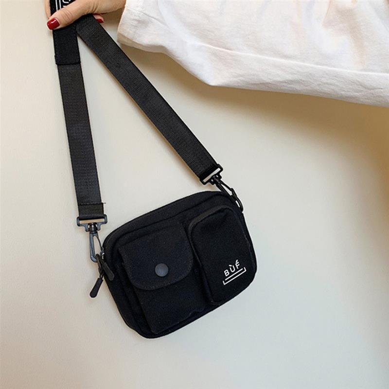 Women Canvas Bag Fashion Cell Phone Bag With Zipper Korean Crossbody Bag For Female Ladies Shoulder Bag Bolsa Feminina