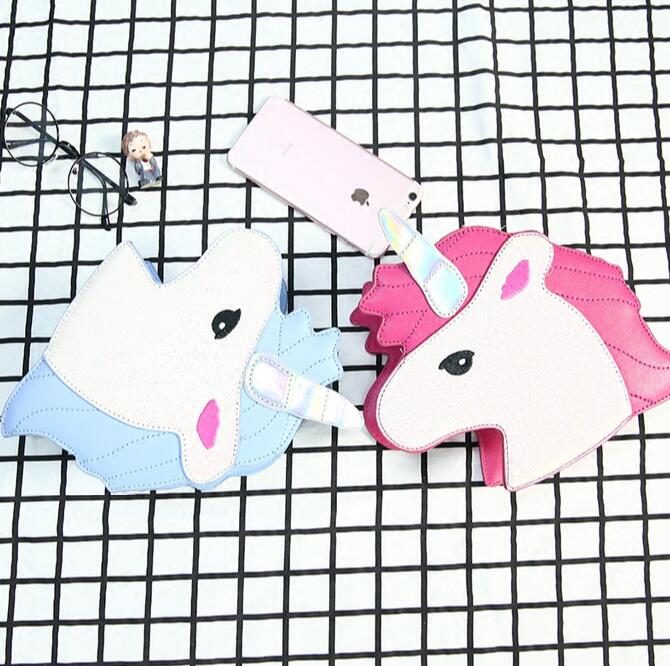 personality sequins fashion trends unicorn gilrs chain shoulder bag ladies handbag