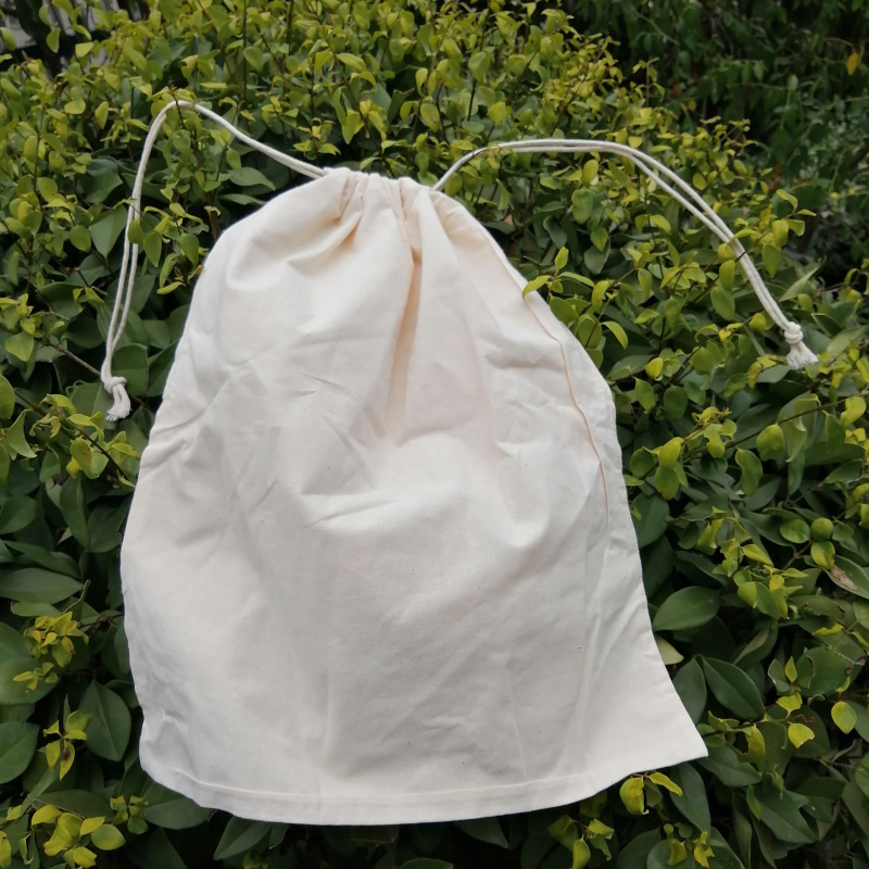 10x Environmental Protection Storage Bag Drawstring Dustproof bag Cotton Canvas 3sizes
