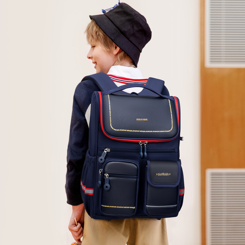 GOLF Primary Child School Backpacks Elementary Children School Backpack Schoolbag Kids Boy Girls Back Pack Bags Multiple Pockets