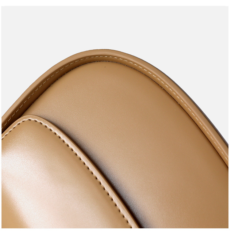 UBELLIN 2023 Fashion Underarm Bag White Saddle Bag Crossbody Bags Real Leather Shoulder Bag Luxury Messenger Bag Women Leather