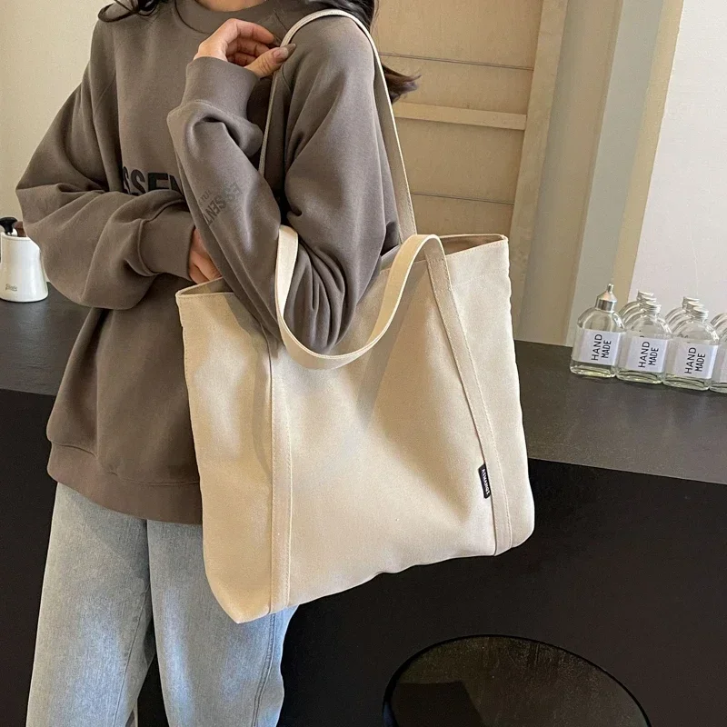 Canvas Women's Bag2024 New Pattern High-capacity Comfortable Durable Simplicity Atmosphere The Single Shoulder Bag Tote Bag