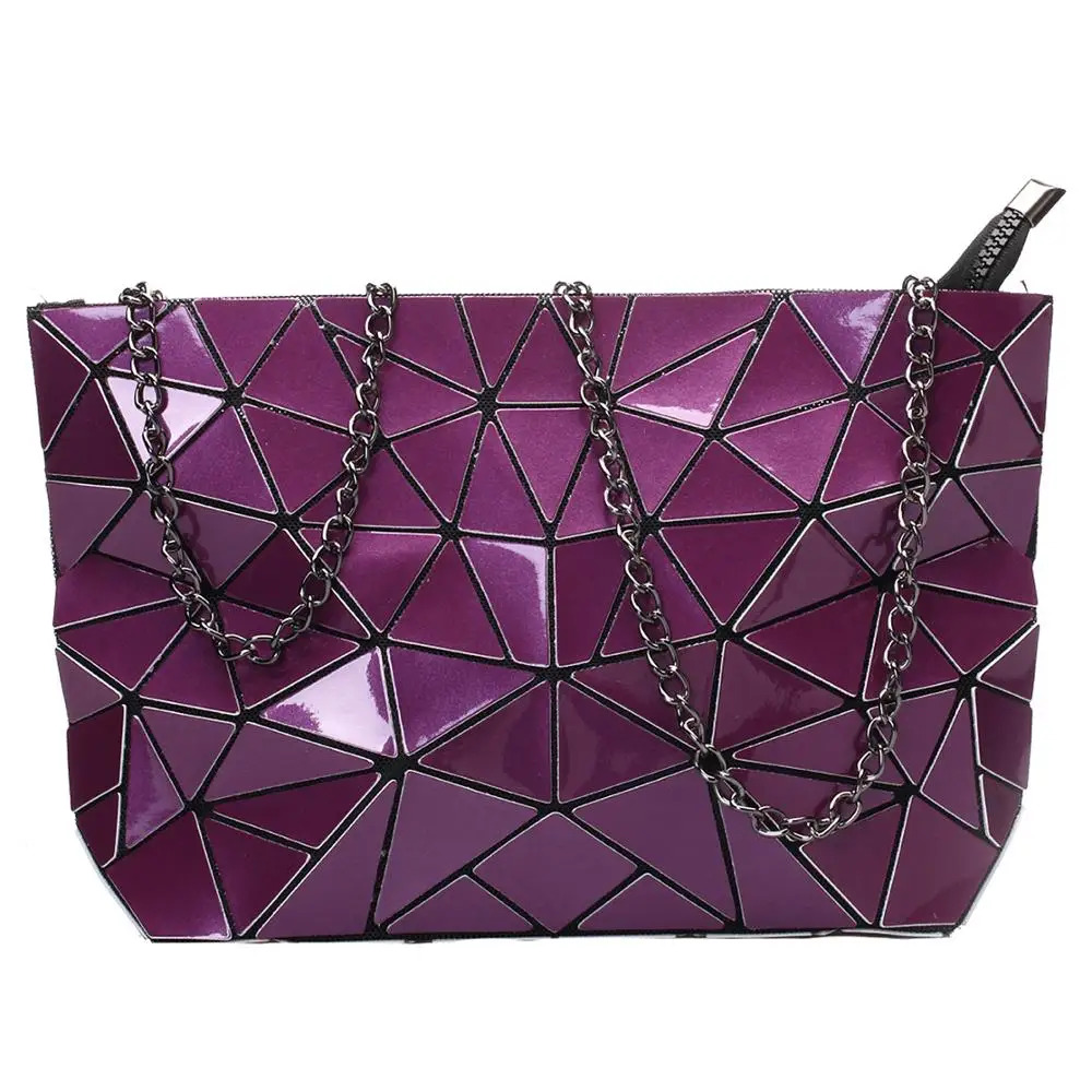 Women's Chain Shoulder Fashionable Flat Folding Crossbody Handbag