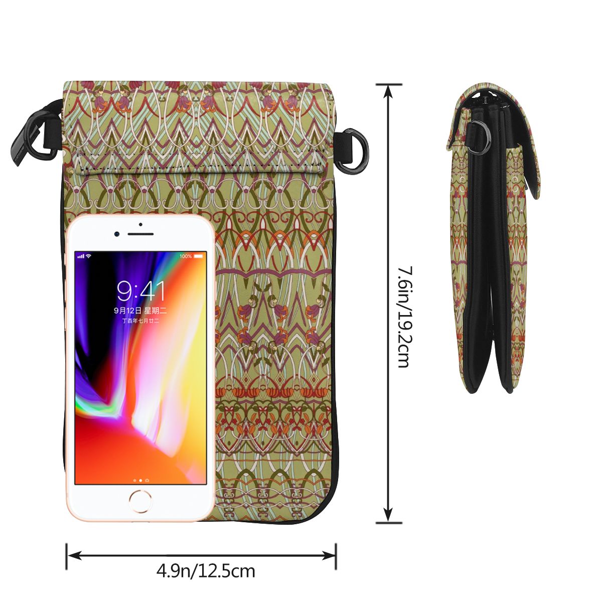NOISYDESIGNS Ethnic Style New Children Girls Small Shoulder Bag Kids Phone Bags PU Leather Crossbody Handbags Female