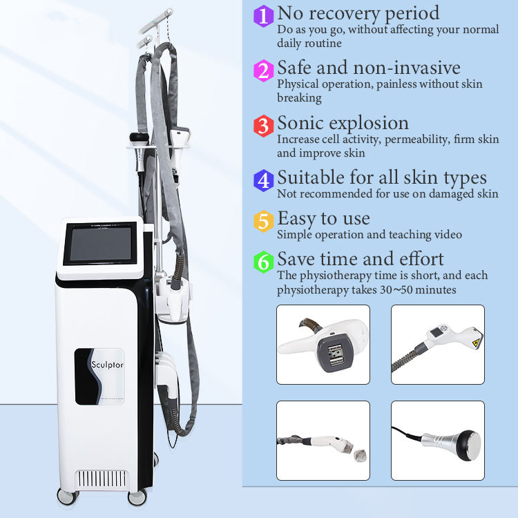 5 in 1 vacuum roller rf cavitation reduce cellulite sculpt body machine vacuum cavitation reduce cellulite