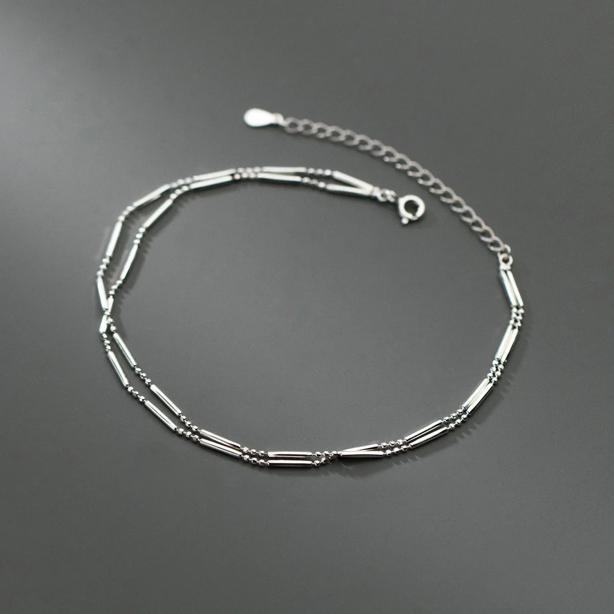 MIQIAO 925 sterling silver ankle womens barefoot Tobillera womens leg bracelet foot jewelry chain 241107