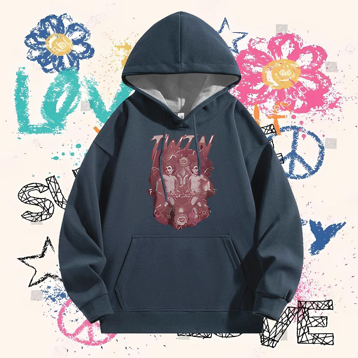 Casual New Mens Hoodie Sweatshirt Long Sleeve Soft Wholesale Hoodie for Man Woman Black Khaki Blue Pullover Hoodie Y2K Thick Plush