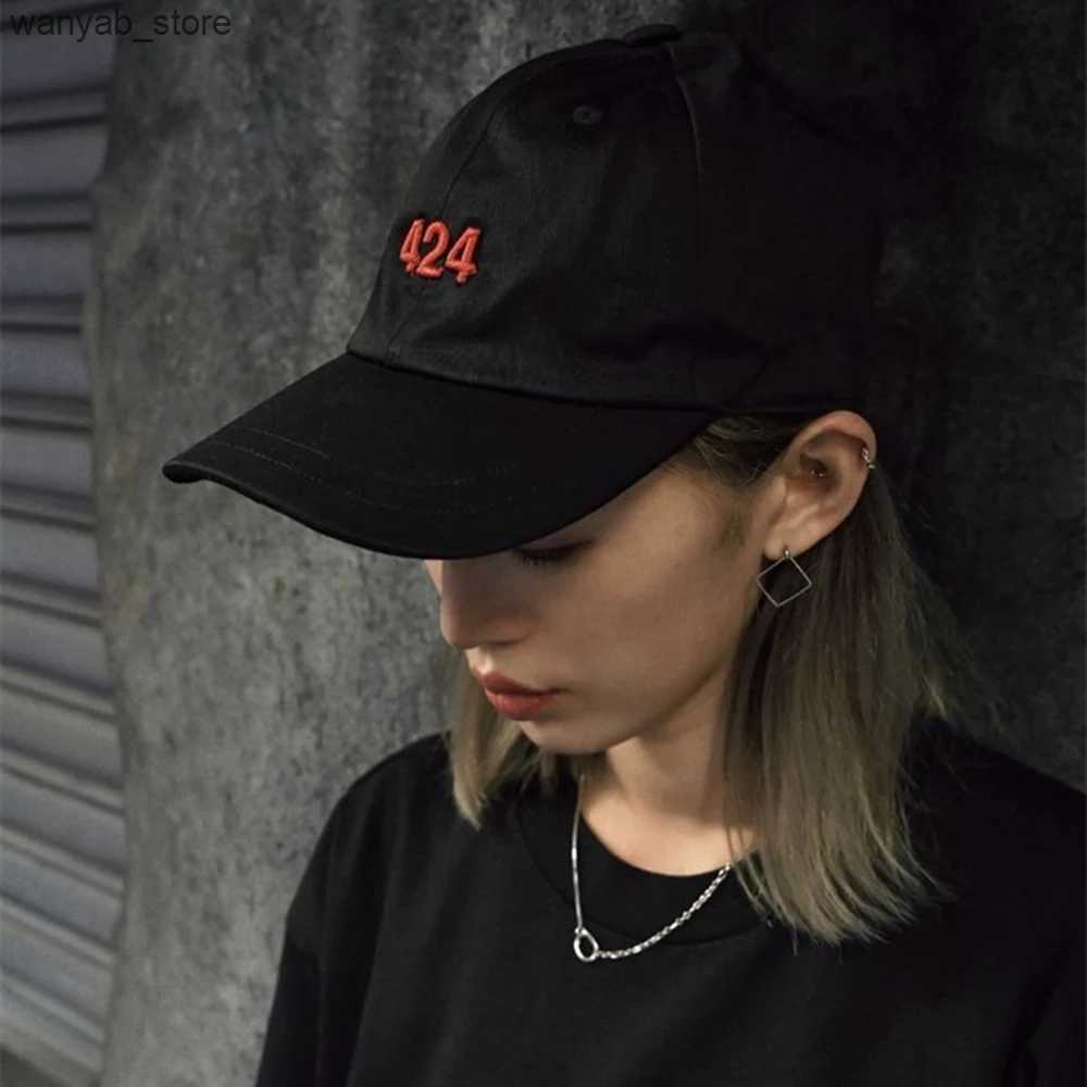 Ball Caps Frog drift Streetwear Summer Embroidery 424 FourTwo Four Sun Adjustable Casual Fashion Black Mens Baseball Hat L240910 L0910