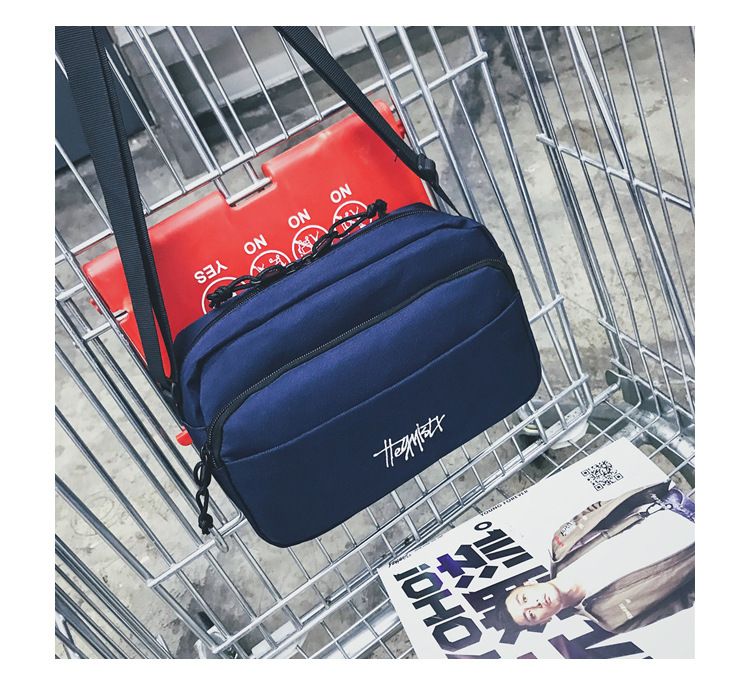 New Unisex Women Men Casual Bag Sling Chest Pack Fashion Solid Travel Canvas Sports Crossbody Outdoor Mini Handbag