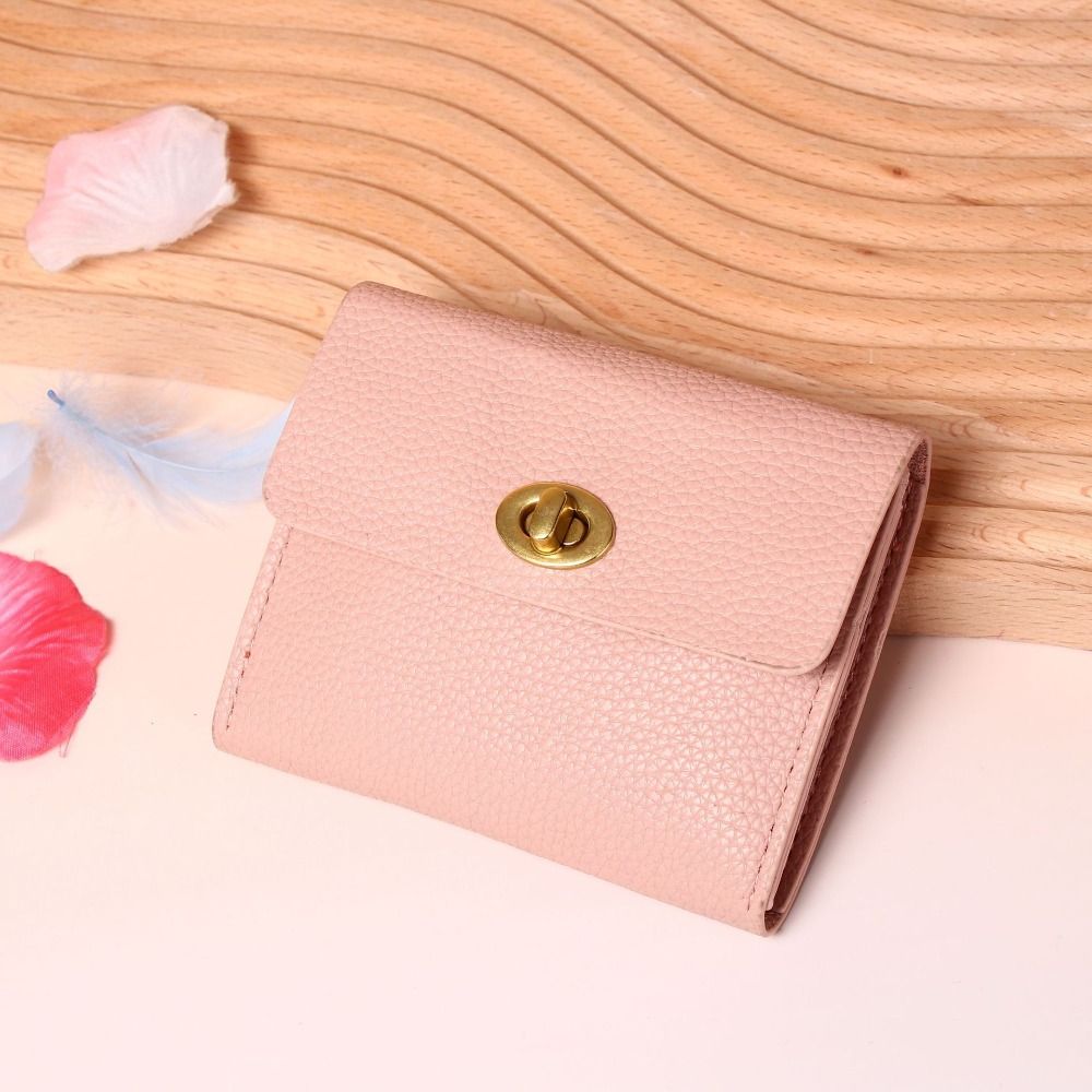 New Women PU Leather Coin Purses Female Wallets Lady Small Coin Pocket Short Card Holder Mini Money Bag Portable Clutch