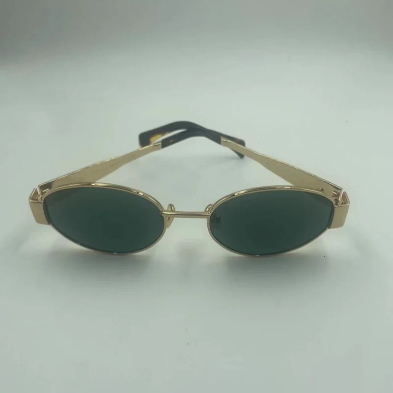 Womens oval shaped small sunglasses summer eye mask retro unisex sunglasses UV400 241106