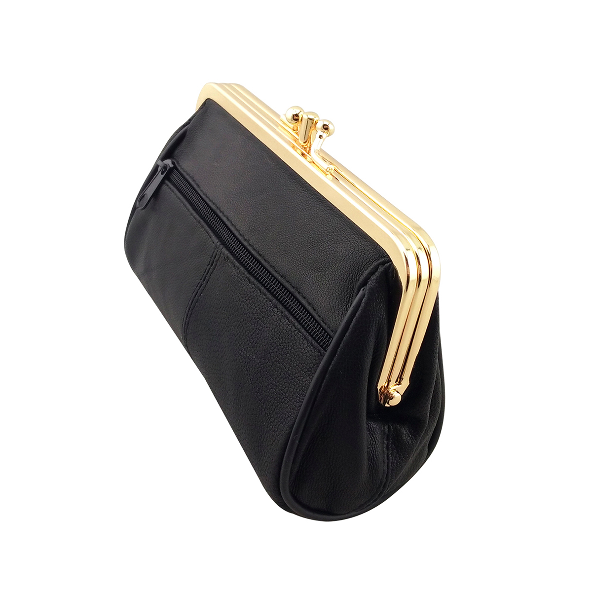 Soft Face Sheepskin Handheld Bag for Women's Three Opening Child Mother Deduction Change Bag Card Bag