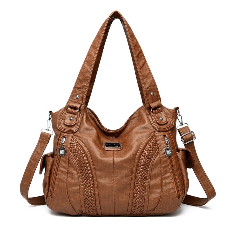 High Quality Soft Leather Large Capacity Women Tote Bags Luxury Shoulder Crossbody Bag for Women 2024 Female Handbags Purse Sac