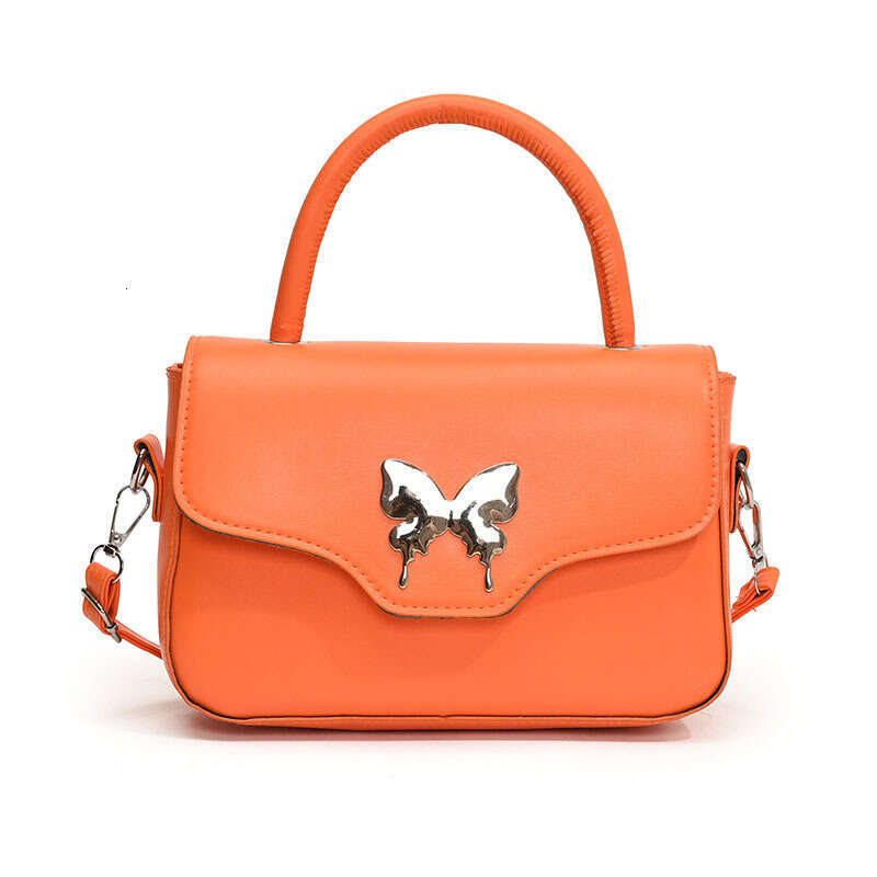 2024 new fashionable commuting bow shoulder stylish crossbody bag, women's hand-held small square bag