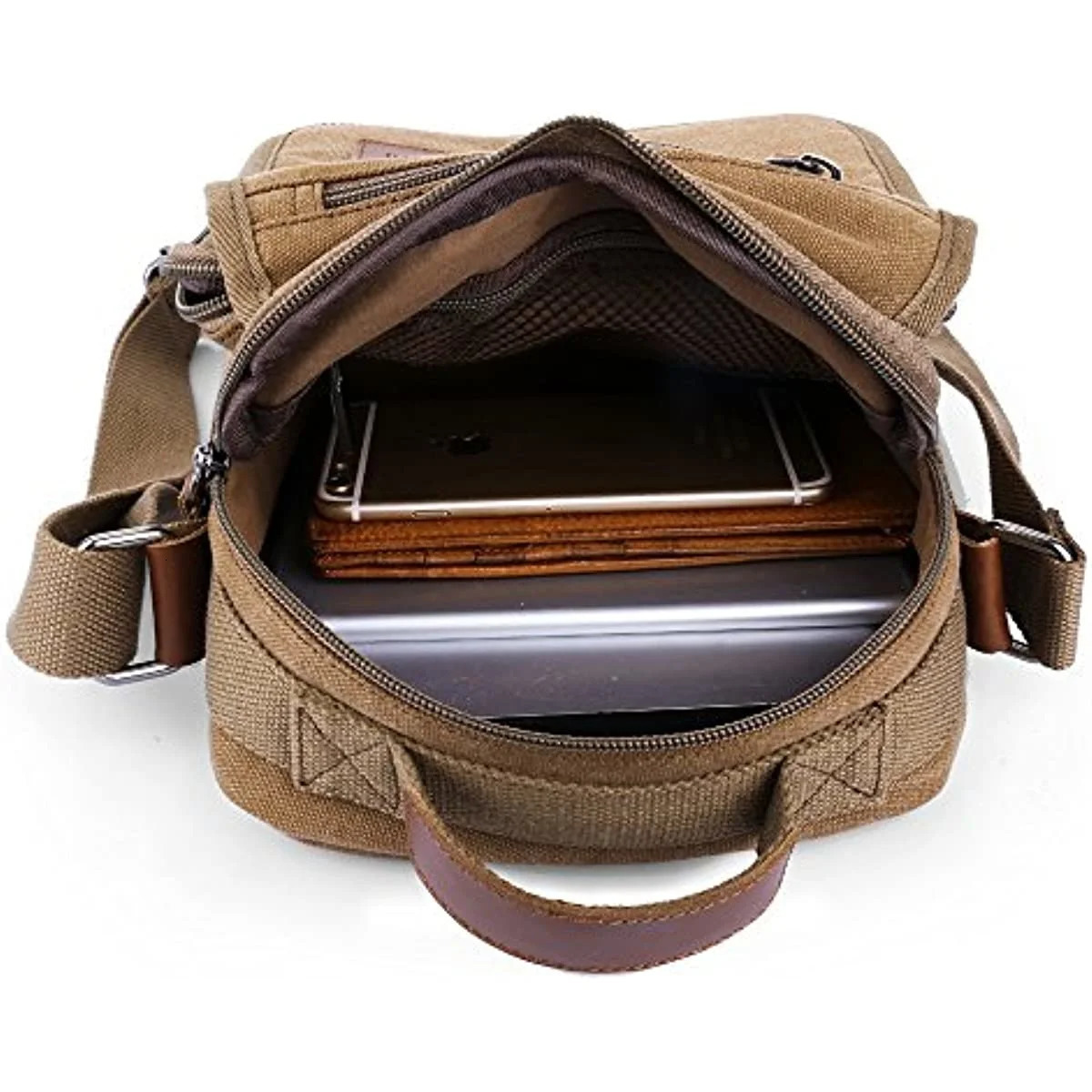 Bag Messenger Mens Canvas Shoulder s Travel Man Purse Crossbody for Work Business 241106