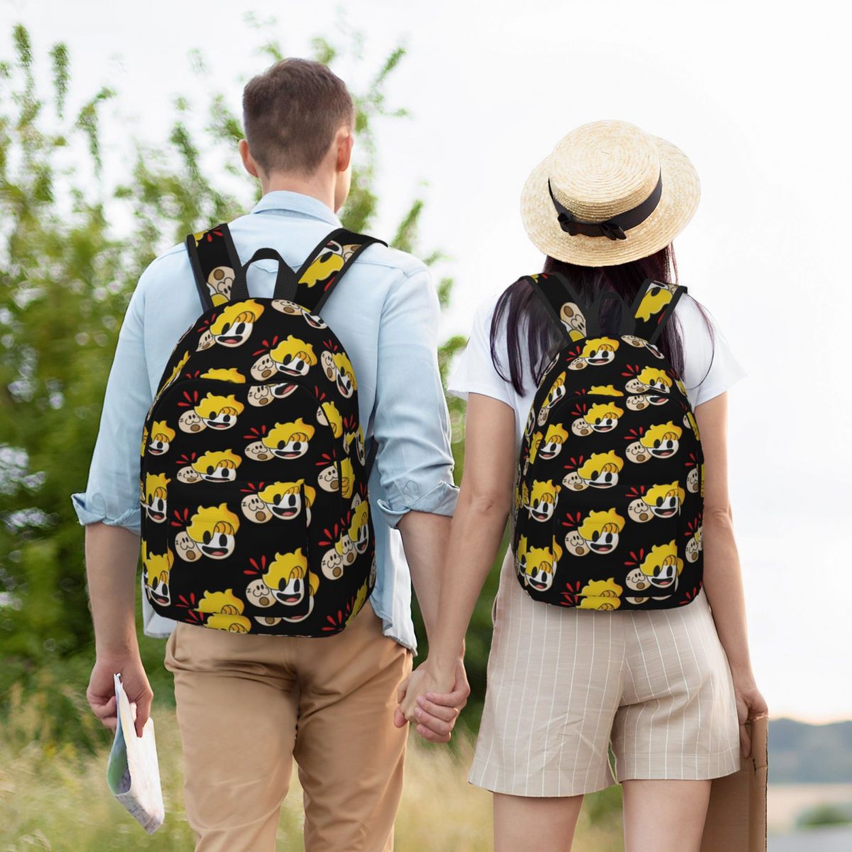 Haminations Backpack Cartoon BRYSON HAM Hiking Backpacks Teen Novelty School Bags Custom Soft Christmas Gift Rucksack