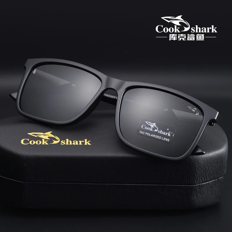 Cook Shark Mens Polarized Sunglasses Driving Special Colors Day Night Driving Mens Sunglasses 241106