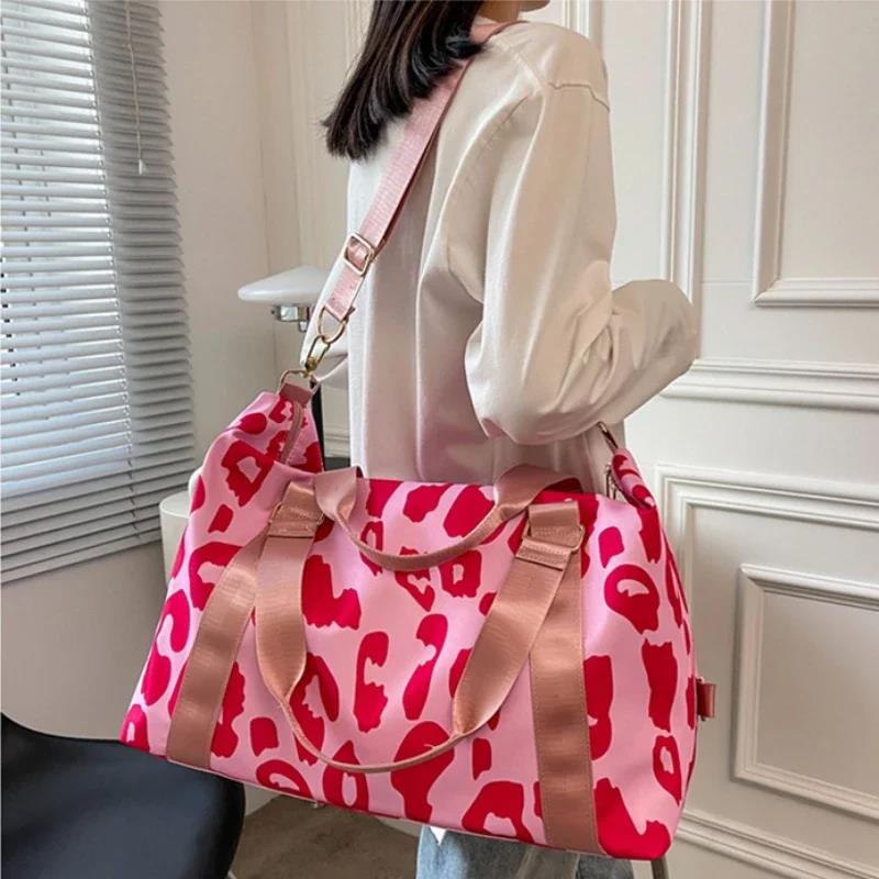 Travel Bags Duffle Shoulder Bag Large Multi-functional for Girls Female Big Capacity Sports Storage Fitness Handbag