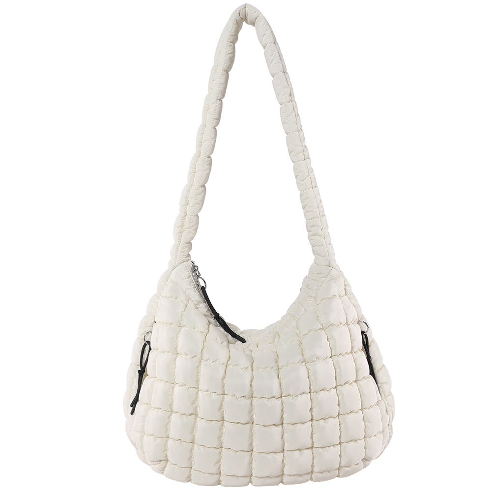 Women Cloud Hobo Bag Large Capacity Quilted Bubbles Crossbody Bag Solid Color Fashion Padded Sling Bag Puffer Shoulder Bags