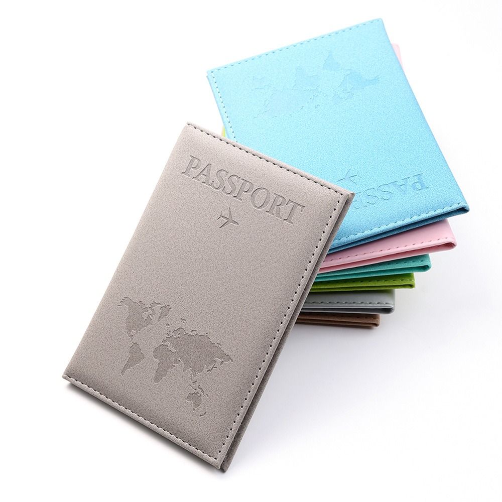 Air Plan Travel Accessories Passport Holder ID Cover Women Men Portable Bank Card Passport Business PU Wallet Case Holder