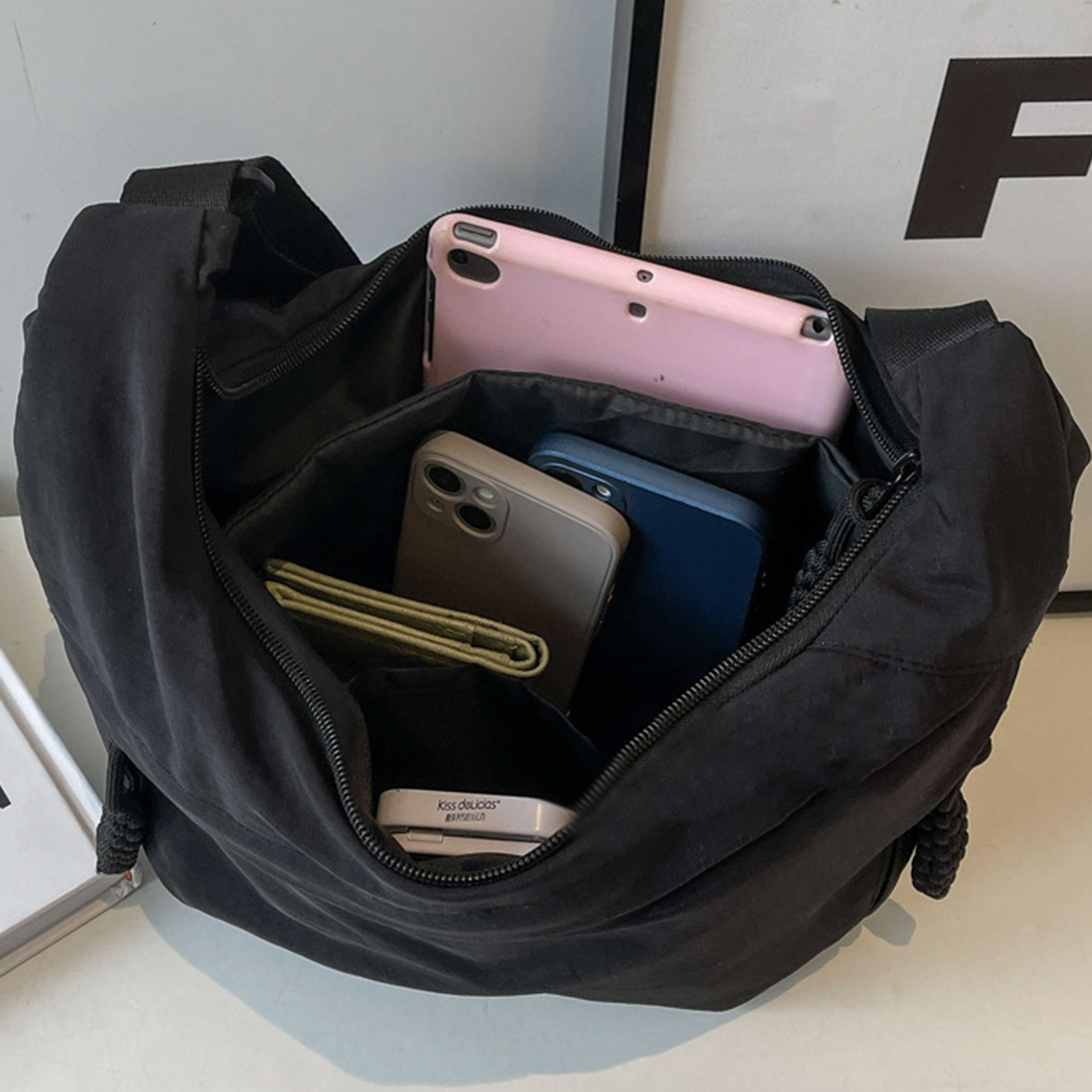Fashion Nylon Crescent Bag For Women Dumpling Bag Crossbody Bag With Adjustable Shoulder Strap Chest Bag Shoulder Bags Daily Use