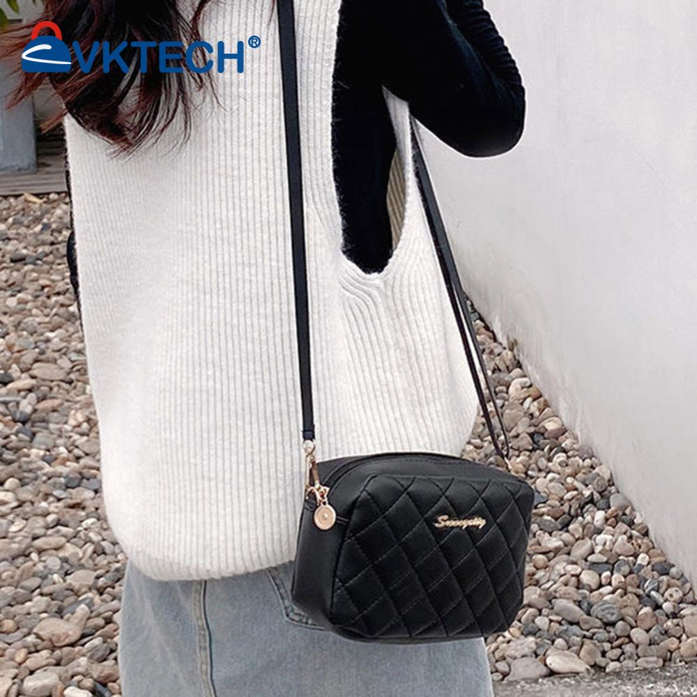 Embroidered Women Shoulder Bags Solid Color Lattice Fashion Women Bag Stylish Ladies Handbags Shopping Daily Purse