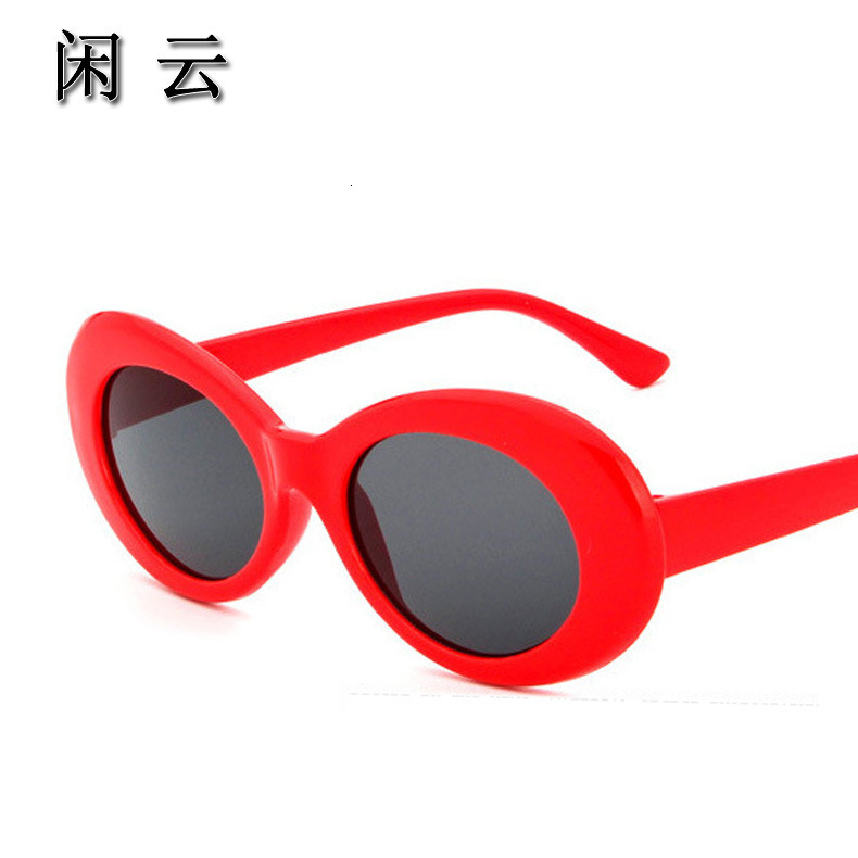 New Fashion Designer Sunglasses For Men And Women Outdoor Beach Resort Oval Frame Glasses