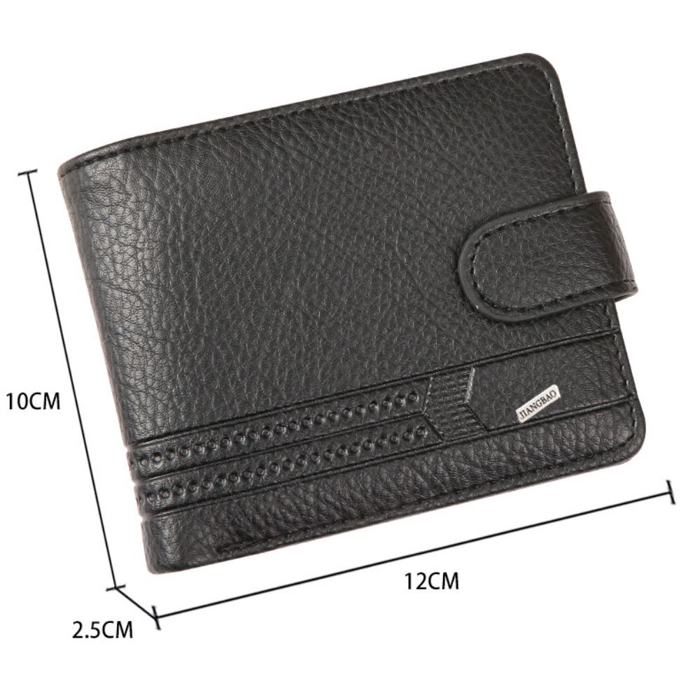 Male Short Multi-card Wallet Coin Pocket Purse Men Wallets Leather Zipper Purse Man Slim Card Horders