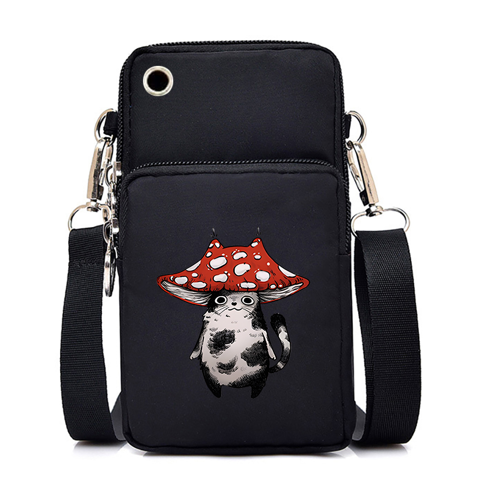 Women Purses and Handbags Cartoon Witch Magic Kawaii Mini Mobile Phone Bag Harajuku Tote Bag Wrist Bag Crossbody Bags for Women