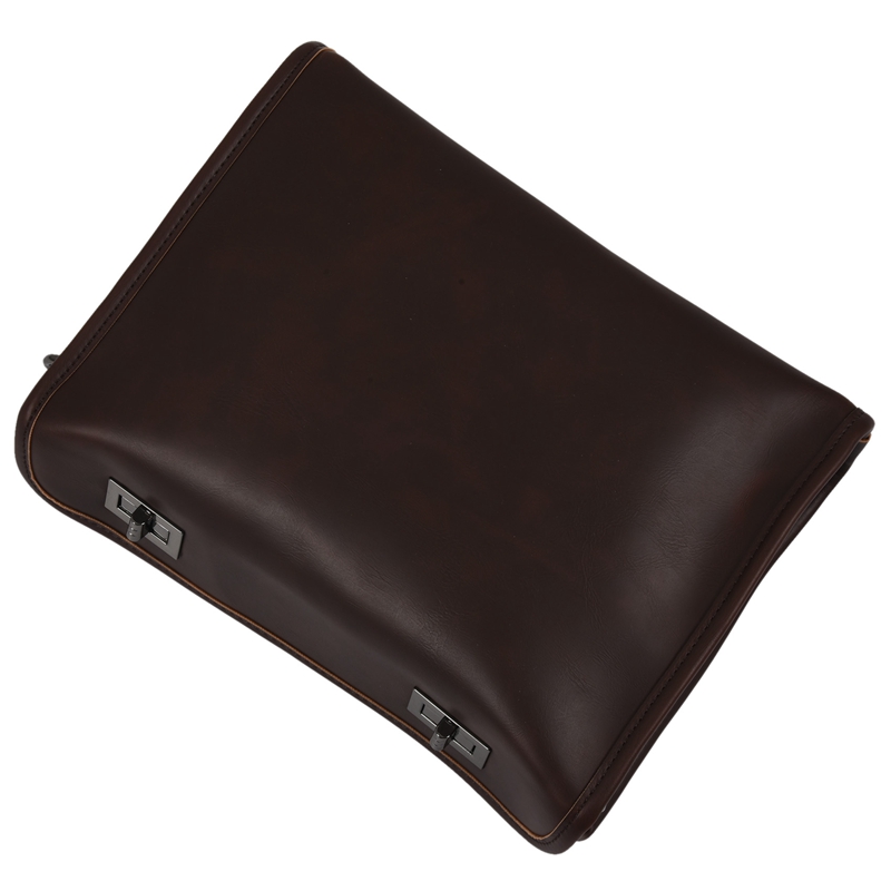 Men Leather Messenger Briefcase Laptop Shoulder Crossbody Bag Business Handbag