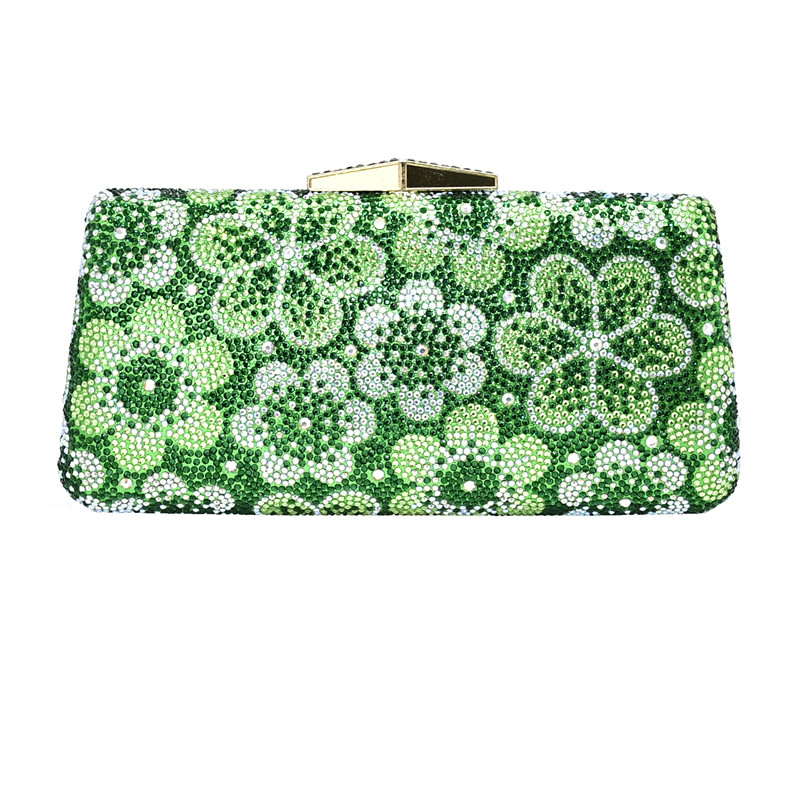 Female Wedding Party Bridal Handbag Designer Match Wedding Bridal Party Purse Handbags Rhinestone Evening Bag Clutches for Women