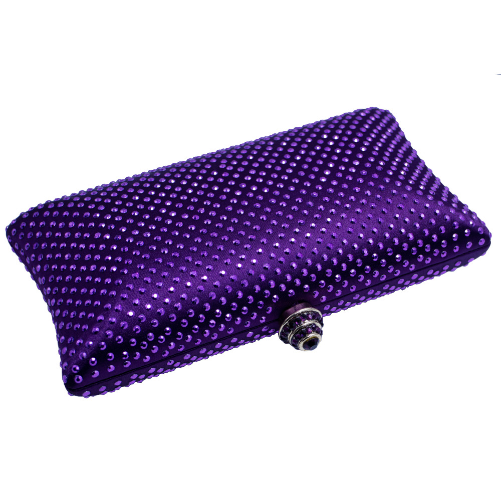 Elegant Women Evening Bag and Clutches with Rhinestone Crystal for Women's Prom Party Wedding