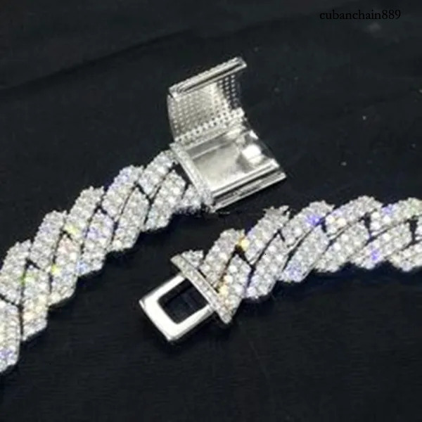 jewelry chainsfor men 14mm bracelet women sier kchain pass dia tester gra vvs moissanite cuban necklace personalize gift