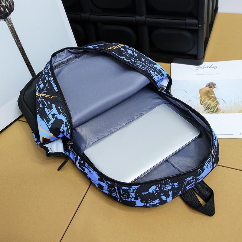 3pcs/set Male knapsack high school bags for men 2024 boys schoolbag student bag men camouflage school backpack sac mochila