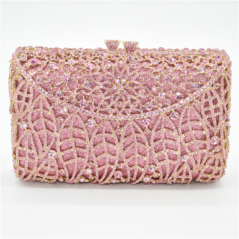 New Arrival Women Wedding Clutches Bags Purse for Bride Female Handbags Lady Chain Metal Shoulder Bag Clutches Bag Elegant