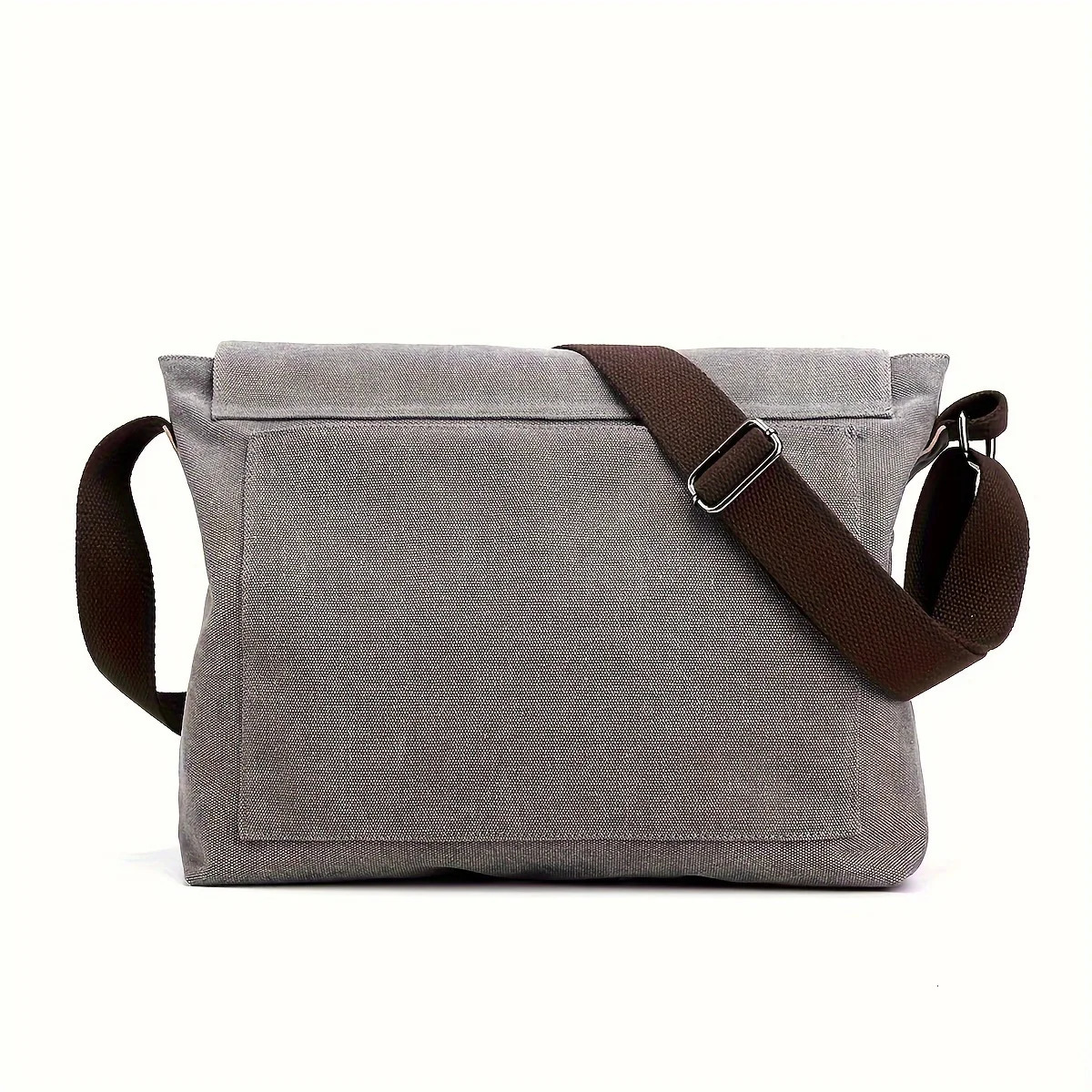 Classic canvas messenger bag japanese style workwear casual mens crossbody retro small shoulder trendy 241106