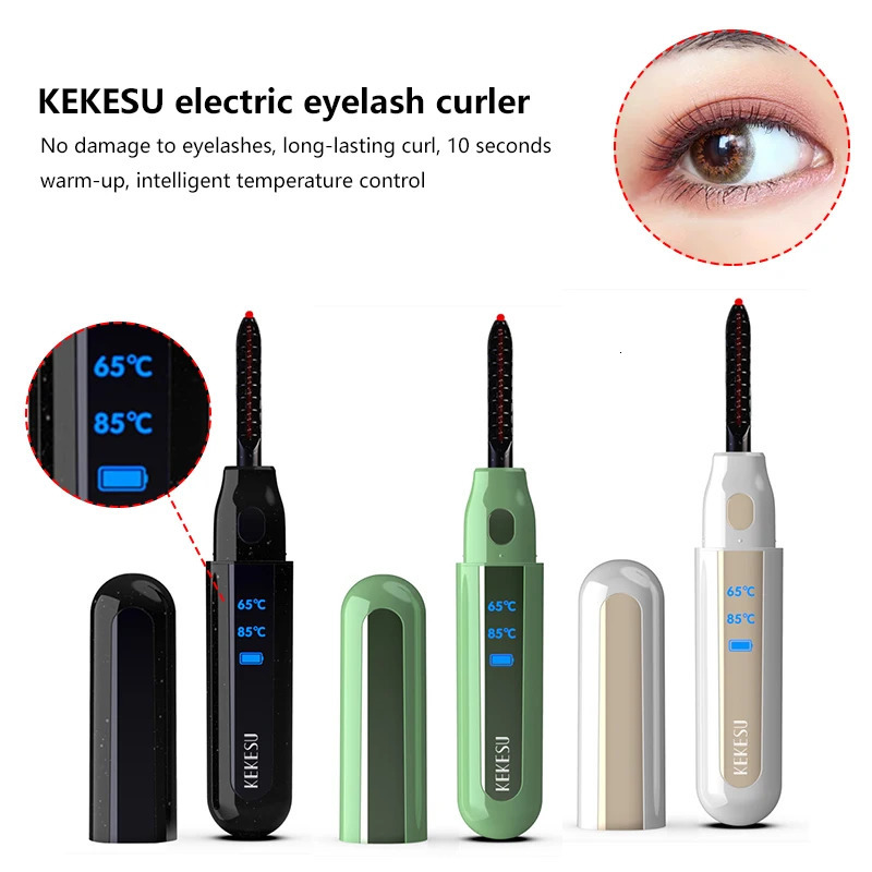2-speed eyelash curler rechargeable electric eyelash curler with LCD display fashionable eyelash curler eye makeup tool 241107