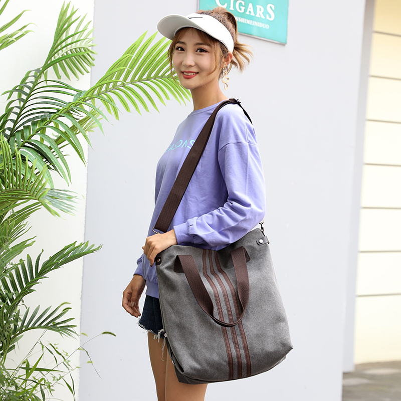SOUTH GOOSE Fashion Canvas Bag Large Capacity Women's Canvas Handbag Ladies Casual Shoulder Bags Vintage Crossbody Messenger Bag