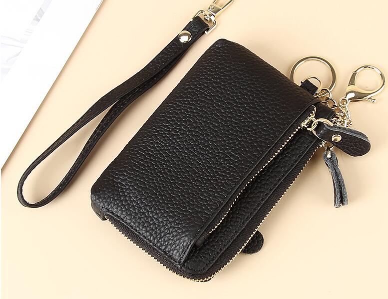 Women Key Card Bag High-quality Multi-function Key Box Car Key Chain Wallet Mini Card Bag Key Clip