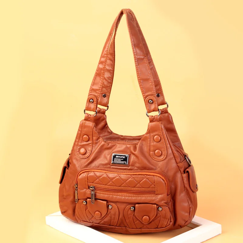Women's European and American Women's Bag Trendy Large-capacity Shoulder Bag Portable Messenger Women's Bag