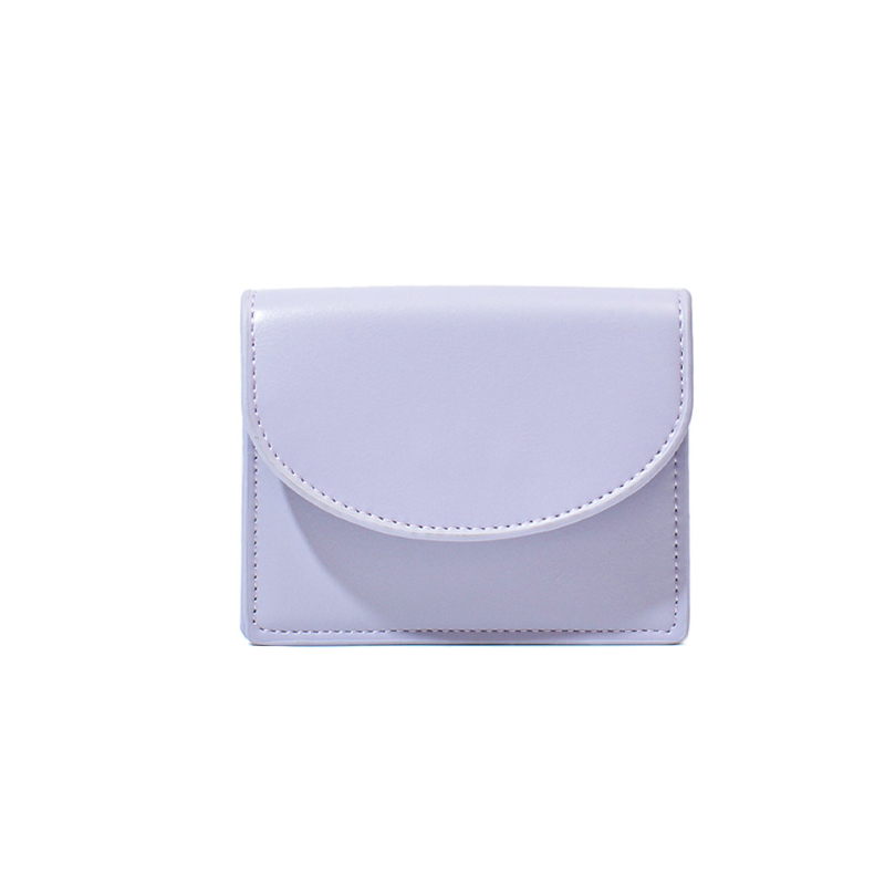 Korean version multicolors women's small wallet student solid color minimalist card holder multifunctional large capacity wallet