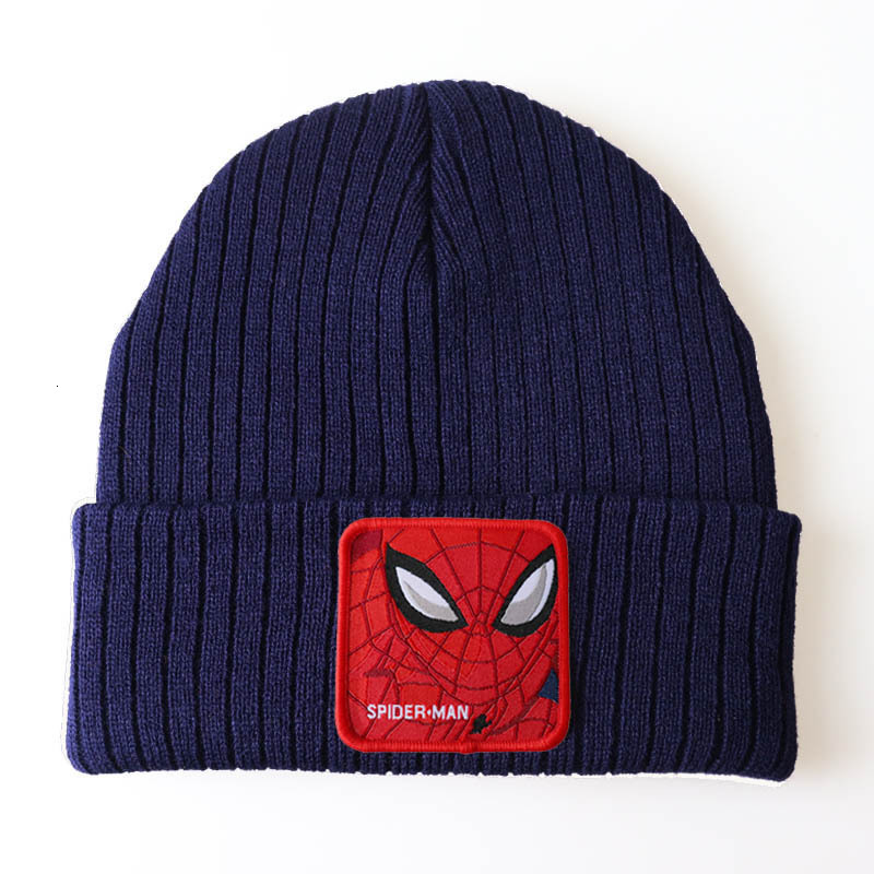 High quality design, New Cartoon Anime Character Spider Series Knitted Woolen Men's and Women's Autumn/Winter Cold Hat