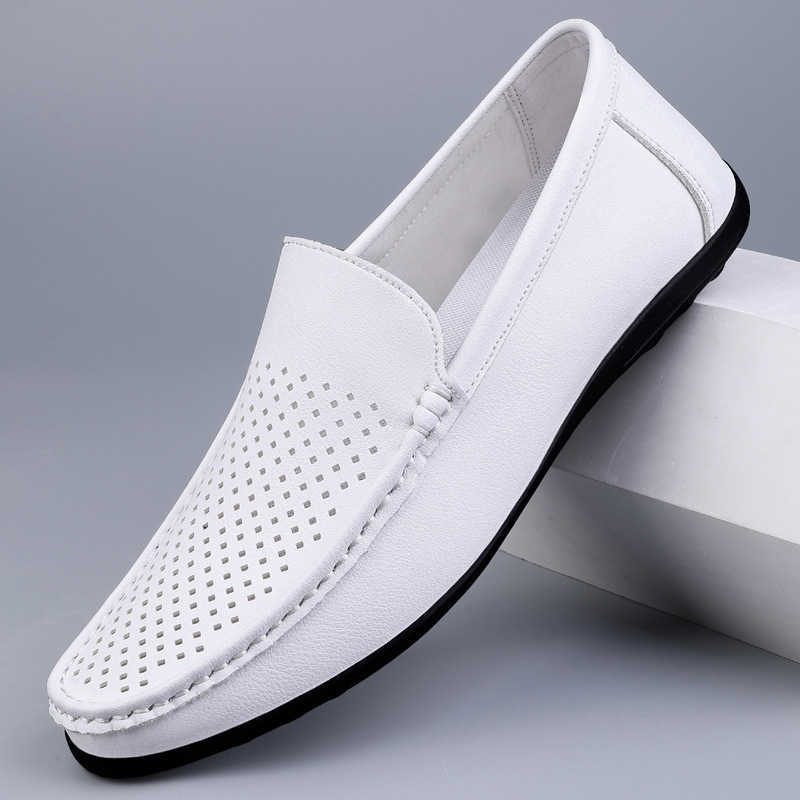 CMM Bean Shoes Mens Summer Mens Casual Lazy Shoes Low Top Soft Sole White Trendy Mens Shoes