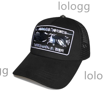 chrome Mens Canvas Trucker Hat Fashion ch Letter Baseball Cap Casquette00155