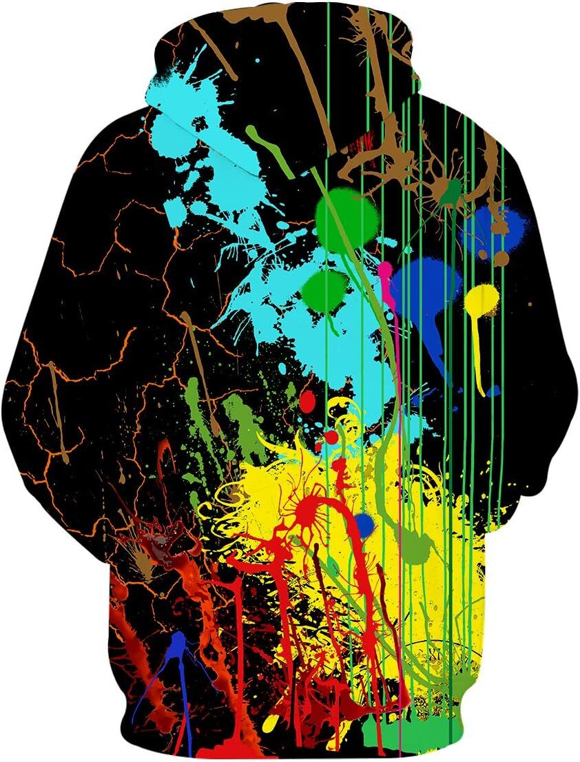 Hoodie for Mens Womens Graphic Hoodies for Men Women Unisex Novelty Sweatshirts Cool 3D Printed Pullover Hoody Hoodie with Pocket Graphic Trendy color