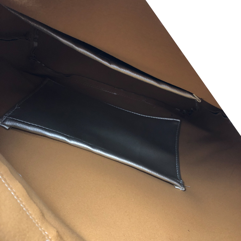 Unetome Glod classic size PU Leather Inner Lining Insert with Inner Pocket for Obag Mini Lining Insert for O BAG