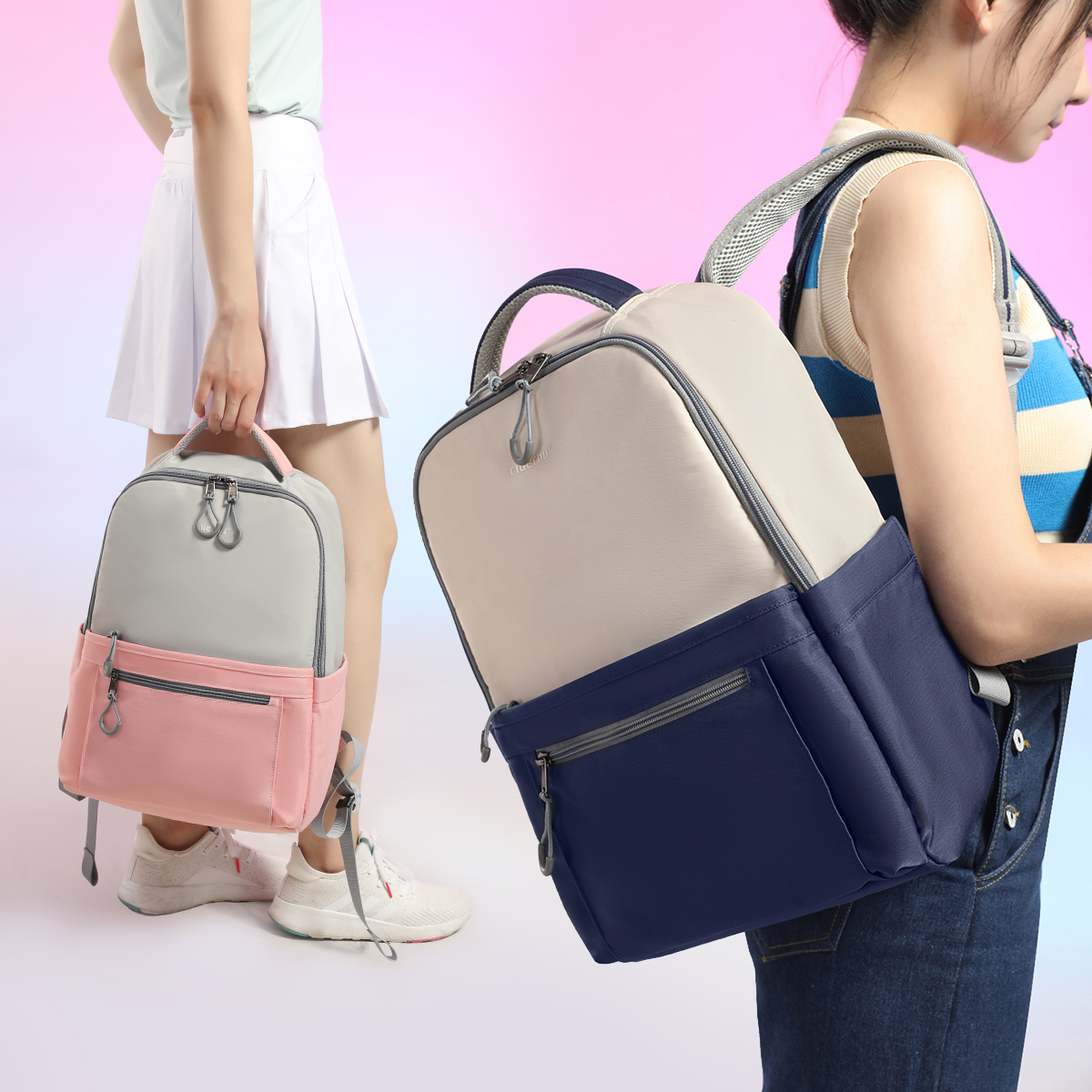 Lifetime Warranty School Backpack For Girls 14-15.6'' Laptop Backpack For Women Casual Schoolbag For Girl Female Travel Backpack