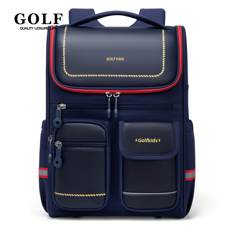 GOLF Primary Child School Backpacks Elementary Children School Backpack Schoolbag Kids Boy Girls Back Pack Bags Multiple Pockets