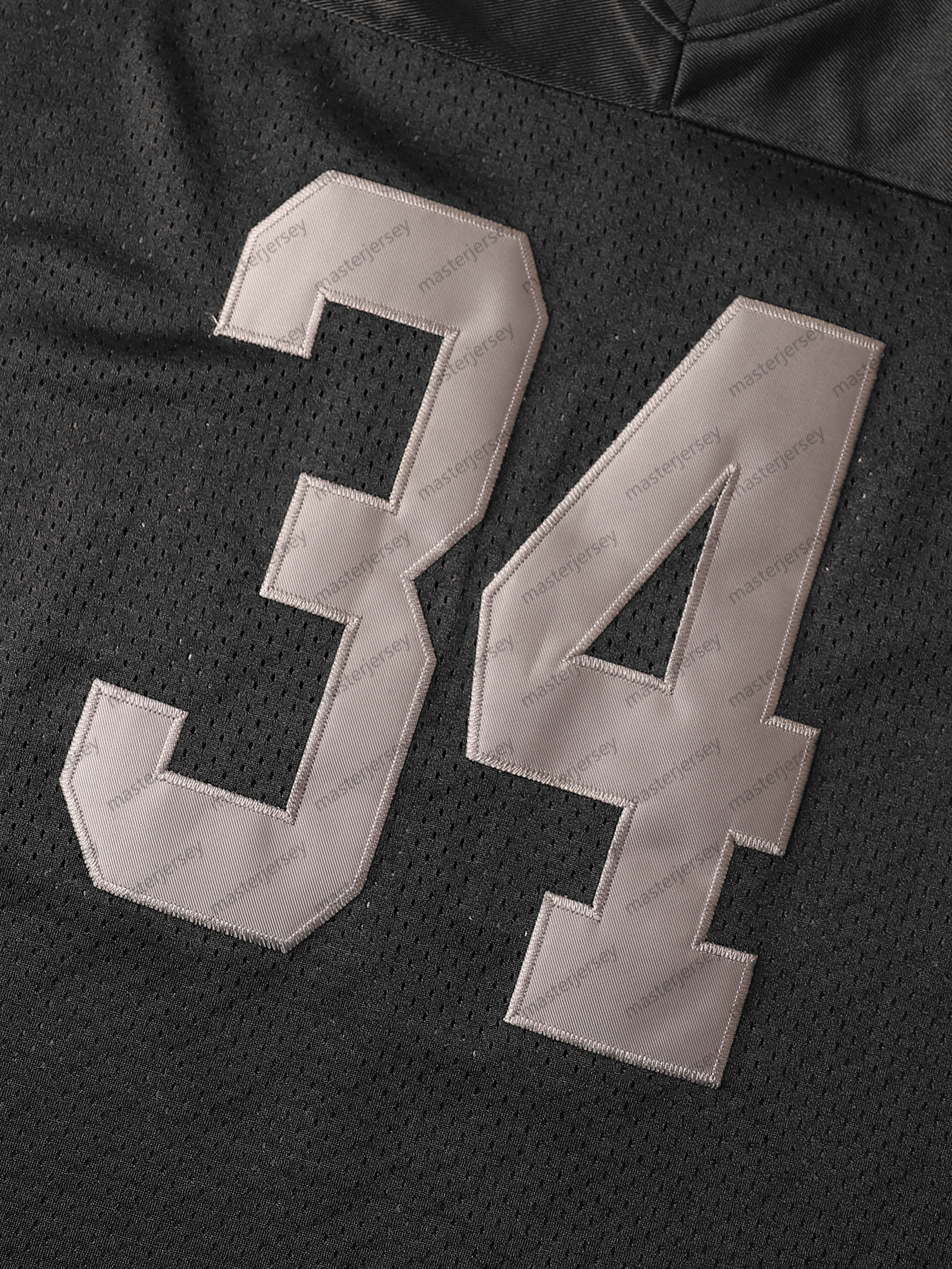 #34 Comfy V-Neck Football Jerseys Men Mesh Embroidery for Training and Competition Breathable Moisture-Wicking Short Sleeve Top for Active jersey